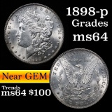 1898-p Morgan Dollar $1 Grades Choice Unc