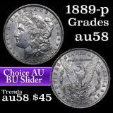 1889-p Morgan Dollar $1 Grades Choice AU/BU Slider