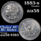 1883-s Morgan Dollar $1 Grades Choice AU/BU Slider (fc)