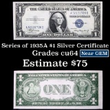 1935A $1 Silver Certificate $1 Grades Choice CU