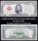 1928E $5 Red Seal United States Note Grades Choice AU