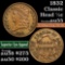 1832 Classic Head half cent 1/2c Grades Choice AU