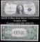 1935D $1 Blue Seal Silver Certificate Grades xf+