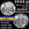 1944-p Mercury Dime 10c Grades Choice+ Unc