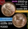 1910-p Lincoln Cent 1c Grades GEM+ Unc BN