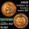1909 Indian Cent 1c Grades Select Unc RD