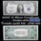 1935C $1 Blue Seal Silver Certificate Grades xf+