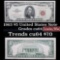 1963 $5 Red seal United States Note Grades Choice CU
