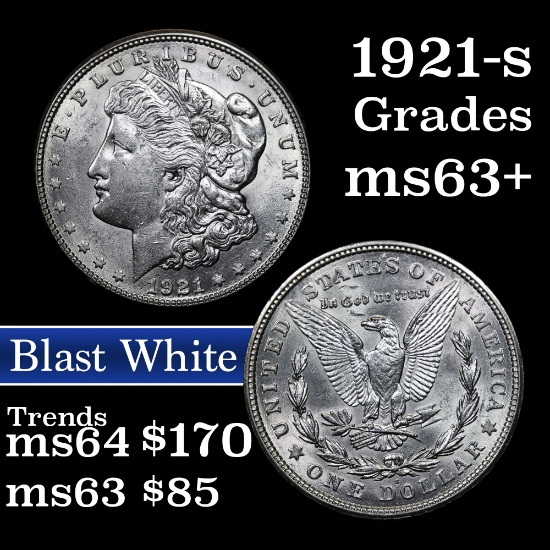 1921-s Morgan Dollar $1 Grades Select+ Unc