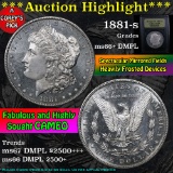 ***Auction Highlight*** 1881-s Morgan Dollar $1 Graded GEM++ DMPL by USCG (fc)