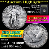 ***Auction Highlight*** 1929-s Standing Liberty Quarter 25c Graded Choice Unc FH by USCG (fc)