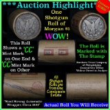 ***Auction Highlight*** Morgan dollar roll ends 'cc' & 'cc', Better than average circ (fc)