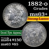 1882-o Morgan Dollar $1 Grades Select+ Unc