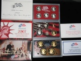 2007 United States Mint Silver Proof Set - 14 Piece set, about 1 1/2 ounces of pure silver