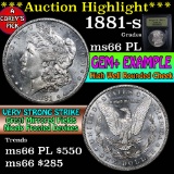 ***Auction Highlight*** 1881-s Morgan Dollar $1 Graded GEM+ UNC PL by USCG (fc)