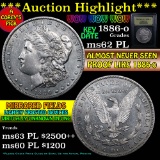 ***Auction Highlight*** 1886-o Morgan Dollar $1 Graded Select Unc PL By USCG (fc)