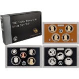 2012 US Mint Silver Proof Set; 14 pcs Ð about 1 _ ounces of pure silver; Hard to get, low mintage