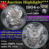***Auction Highlight*** 1904-o Morgan Dollar $1 Graded GEM Unc DMPL by USCG (fc)