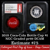 NGC 2018 Fiji Coca Cola Bottle Cap Graded pr69 DCAM by NGC