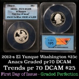 ANACS 2012-s El Yunque America the Beautiful Quarter 25c Graded pr70 DCAM by ANACS