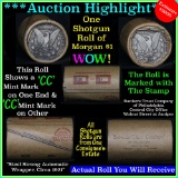 ***Auction Highlight*** Morgan dollar roll ends 'cc' & 'cc', Better than average circ (fc)