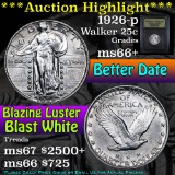 ***Auction Highlight*** 1926-p Standing Liberty Quarter 25c Graded GEM++ Unc by USCG (fc)