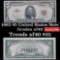 1963 $5 Red seal United States Note Grades xf