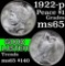 1922-p Peace Dollar $1 Grades GEM Unc