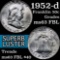 1952-d Franklin Half Dollar 50c Grades Select Unc FBL