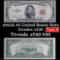 1953A $5 Red Seal United States Note Grades xf