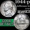 1944-p Jefferson Nickel 5c Grades Select Unc