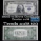 1935D $1 Blue Seal Silver Certificate Grades Choice AU/BU Slider