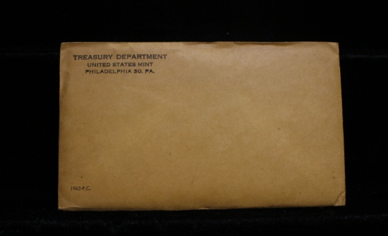 ***RARE  SEALED   1962 Proof Set Original Packaging Including Mint Letter