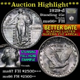 ***Auction Highlight*** 1929-d Standing Liberty Quarter 25c Graded GEM++ FH by USCG (fc)