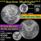 ***Auction Highlight*** 1885-p Morgan Dollar $1 Graded Select Unc+ DMPL by USCG (fc)