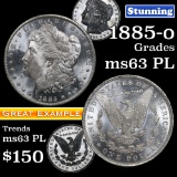 1885-o Morgan Dollar $1 Grades Select Unc PL