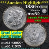 ***Auction Highlight*** 1886-o Morgan Dollar $1 Graded Select Unc by USCG (fc)