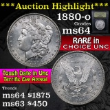 ***Auction Highlight*** 1880-o Morgan Dollar $1 Graded Choice Unc by USCG (fc)