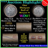 ***Auction Highlight*** Morgan dollar roll ends 1895 & 'o', Better than average circ (fc)