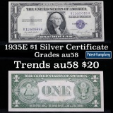 1935E $1 Blue Seal Silver Certificate Grades Choice AU/BU Slider