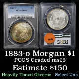 1883-o Morgan Dollar $1 Graded ms63 by PCGS