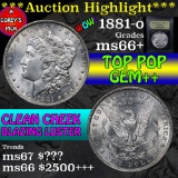 ***Auction Highlight*** 1881-o Morgan Dollar $1 Graded GEM++ Unc by USCG (fc)