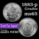 1883-p Morgan Dollar $1 Grades GEM Unc