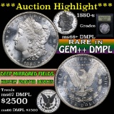 ***Auction Highlight*** 1880-s Morgan Dollar $1 Graded GEM++ DMPL by USCG (fc)