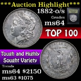 ***Auction Highlight*** 1882-o/s Morgan Dollar $1 Graded Choice Unc by USCG (fc)