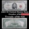 1963 $5 Red seal United States Note Grades xf