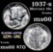 1937-s Mercury Dime 10c Grades GEM+ Unc