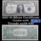 1957 $1 Blue Seal Silver Certificate Grades Choice AU/BU Slider