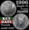 1996 Silver Eagle Dollar $1 Grades ms69