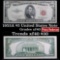 1953A $5 Red Seal United States Note Grades xf